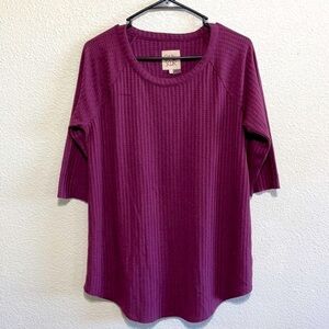 Chaser Waffle Knit Sweater Size L